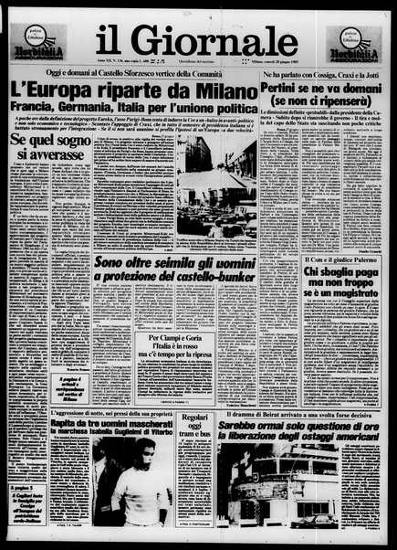 Il giornale : quotidiano del mattino